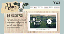 Desktop Screenshot of albionfarmshop.co.uk